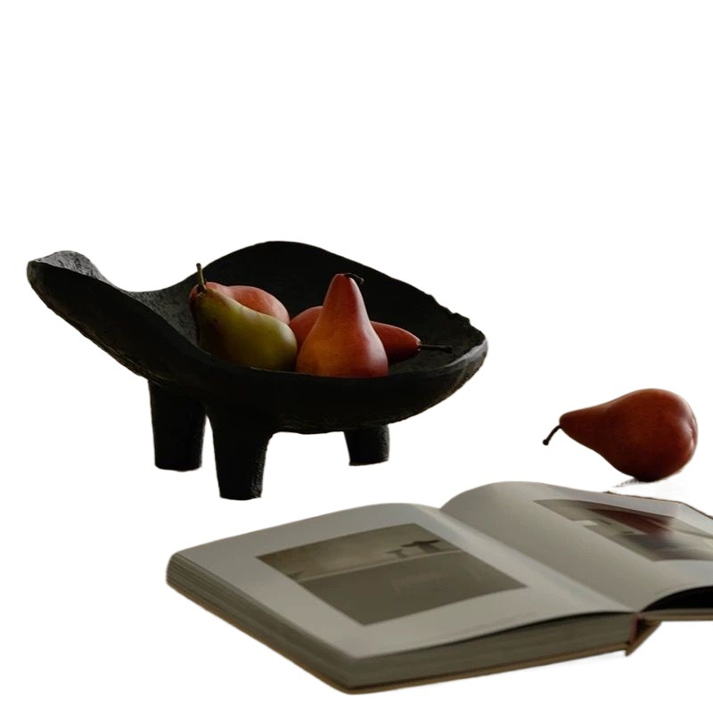 Resin Art Coffee Table - Czarna Patera na Owoce, Żywiczna Taca