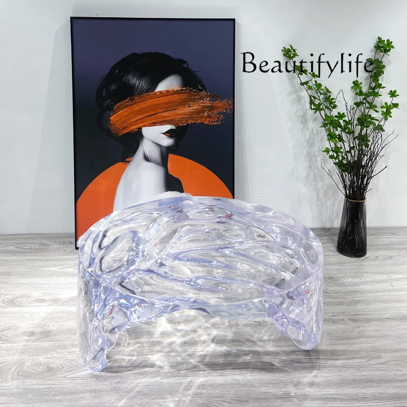 Resin Art Coffee Table - Nowoczesny minimalistyczny stolik kawowy z żywicy
