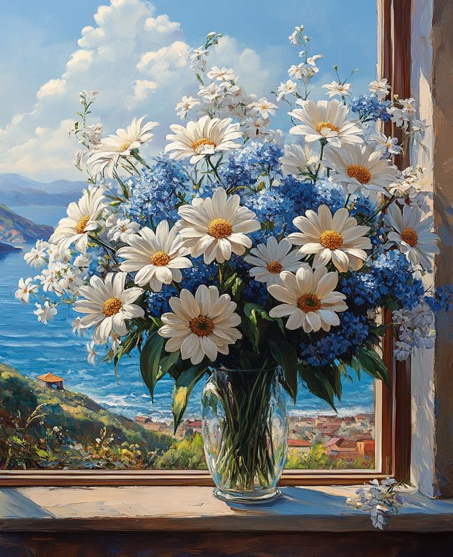 Resin Art Flower - Cyfrowy obraz diamentowy do samodzielnego wykonania