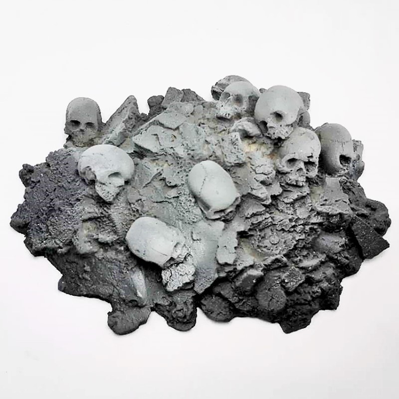 Resin Art Kitchen - Forma silikonowa Halloween czaszka stos diy