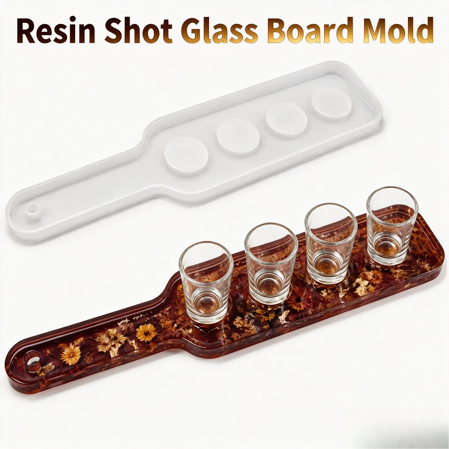 Resin Art Epoxy - Forma silikonowa do żywicy, silikonowa forma