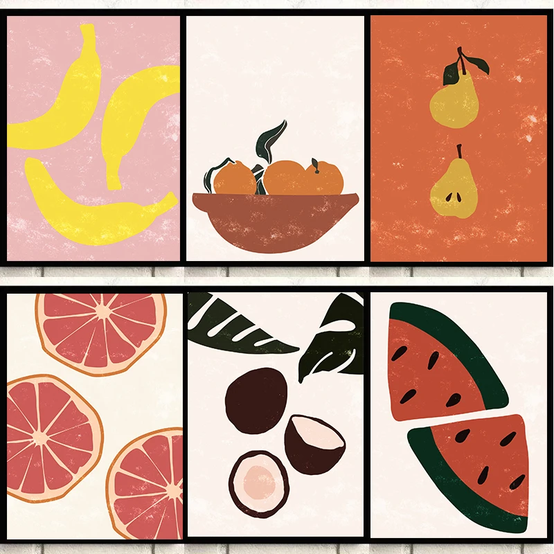 Resin Art Kitchen - Boho Kreskówkowy Zabawny Plakat Kuchenny z