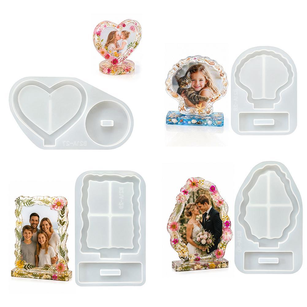 Resin Art Heart - Forma silikonowa do zaproszeń ślubnych, forma