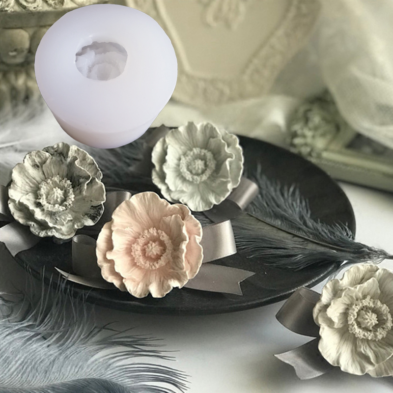 Resin Art Kitchen - Gorąca makowa świeca formy mydło formy