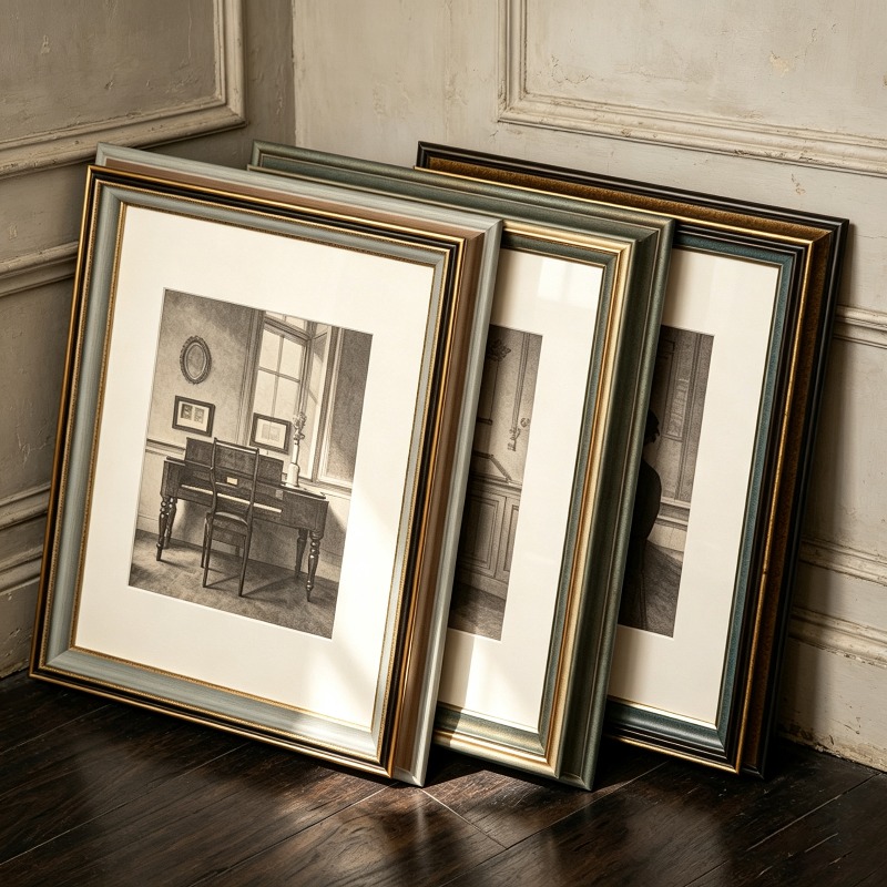 Resin Art Photo Frame - Ramka na zdjęcia w stylu vintage