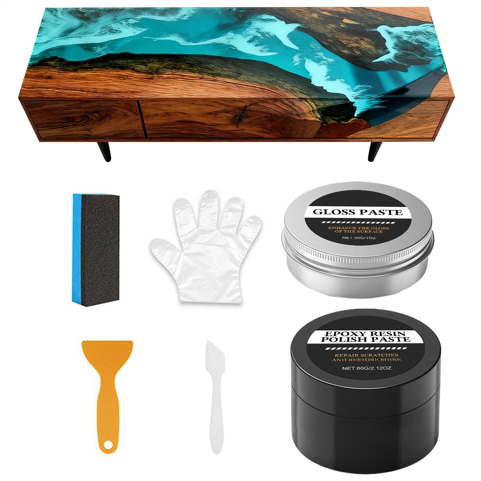 Resin Art Kit - Zestaw do polerowania żywicy epoksydowej -