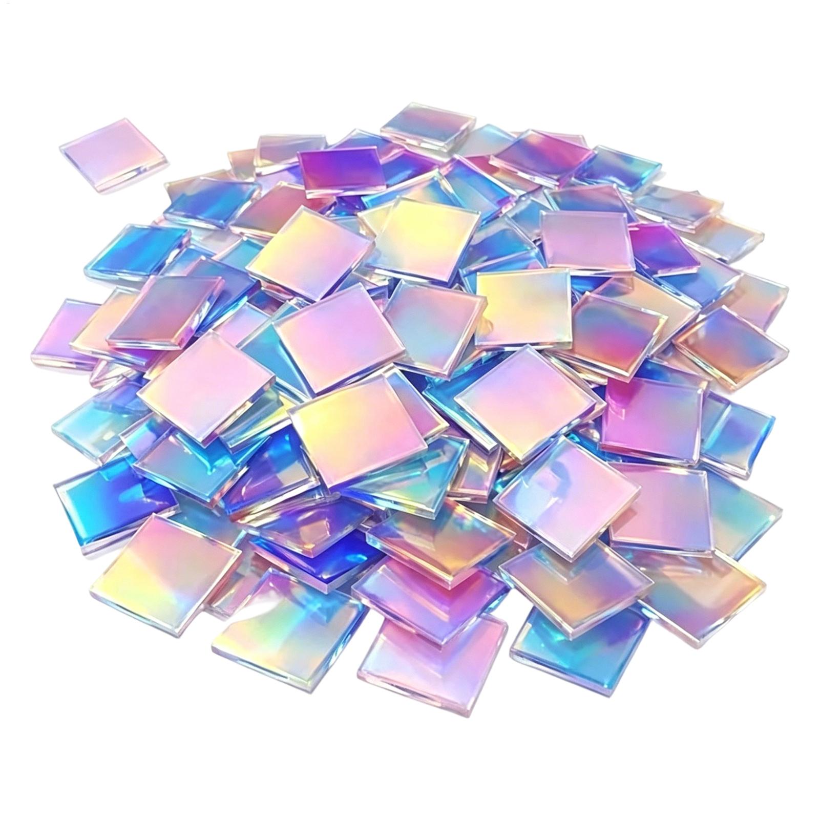 Resin Art Acrylic - Mini Arkusze Akrylowe 100 Sztuk Tęczowe