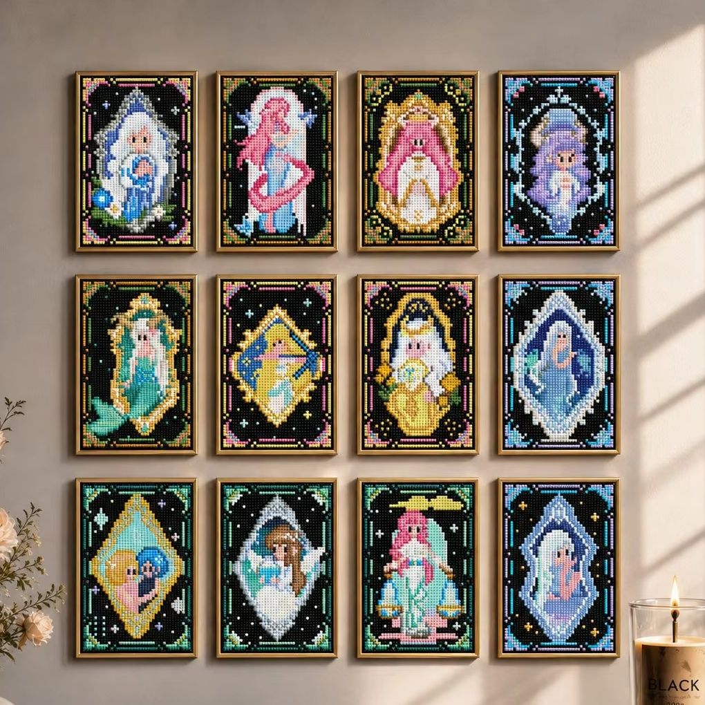 Resin Art Kit - MINIGEM 5D Zestaw do Malowania Diamentami