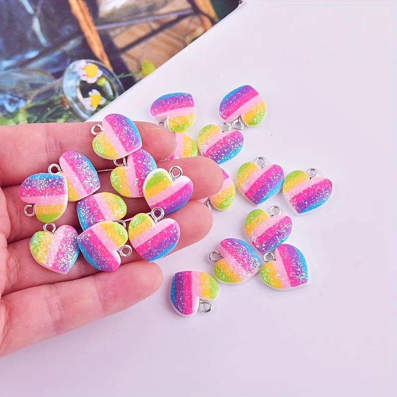 10 szt. Kolorowe zawieszki z ż – Resin Art Calligraphy recenzja i cena