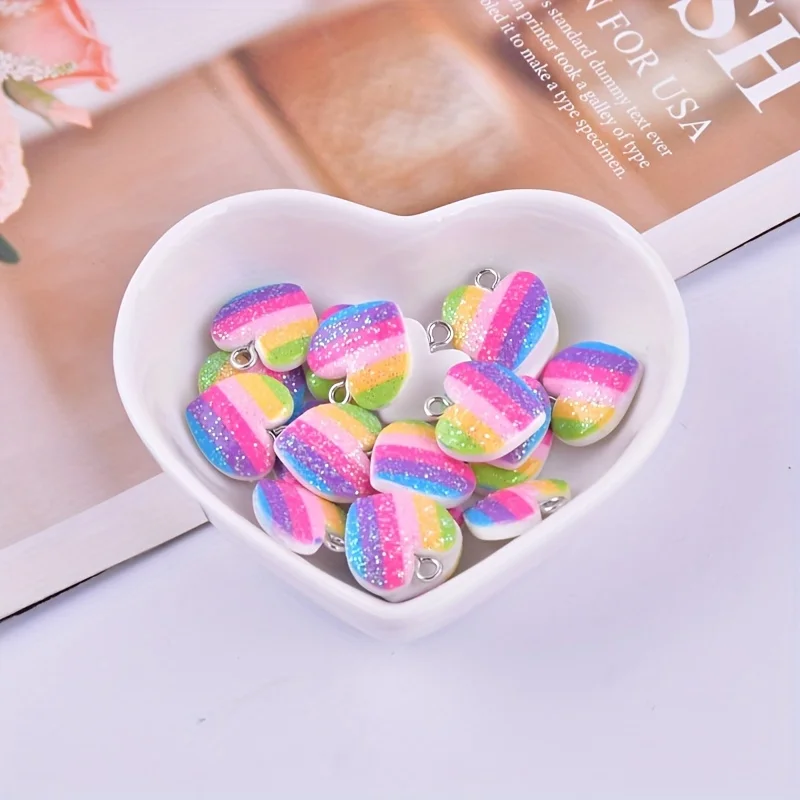 10 szt. Kolorowe zawieszki z ż – Resin Art Calligraphy recenzja i cena