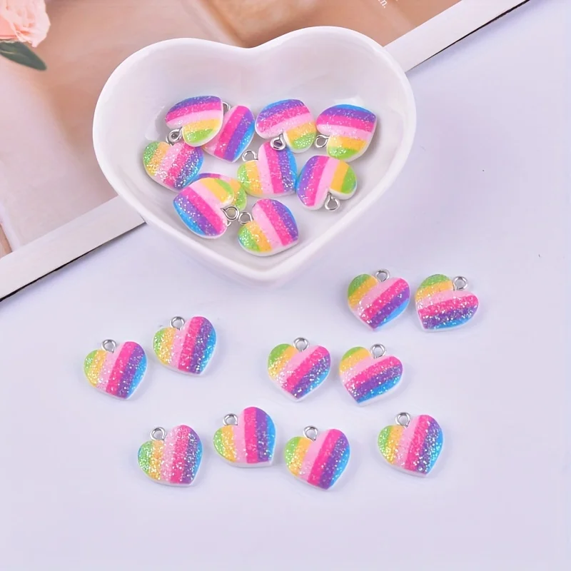 10 szt. Kolorowe zawieszki z ż – Resin Art Calligraphy recenzja i cena