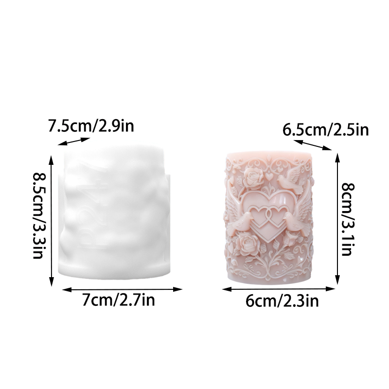Forma silikonowa do świec z mo – Resin Art Heart recenzja i cena