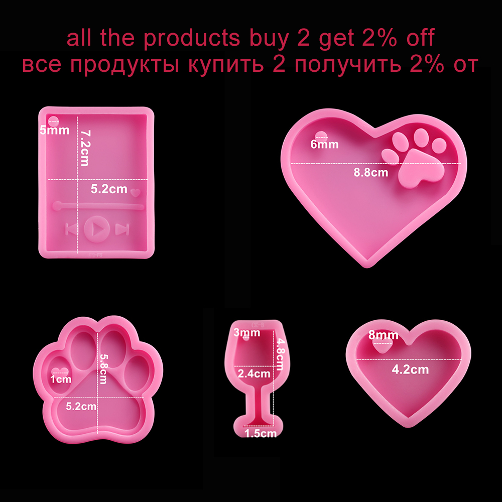 Silikonowe formy do zawieszani – Resin Art Heart recenzja i cena