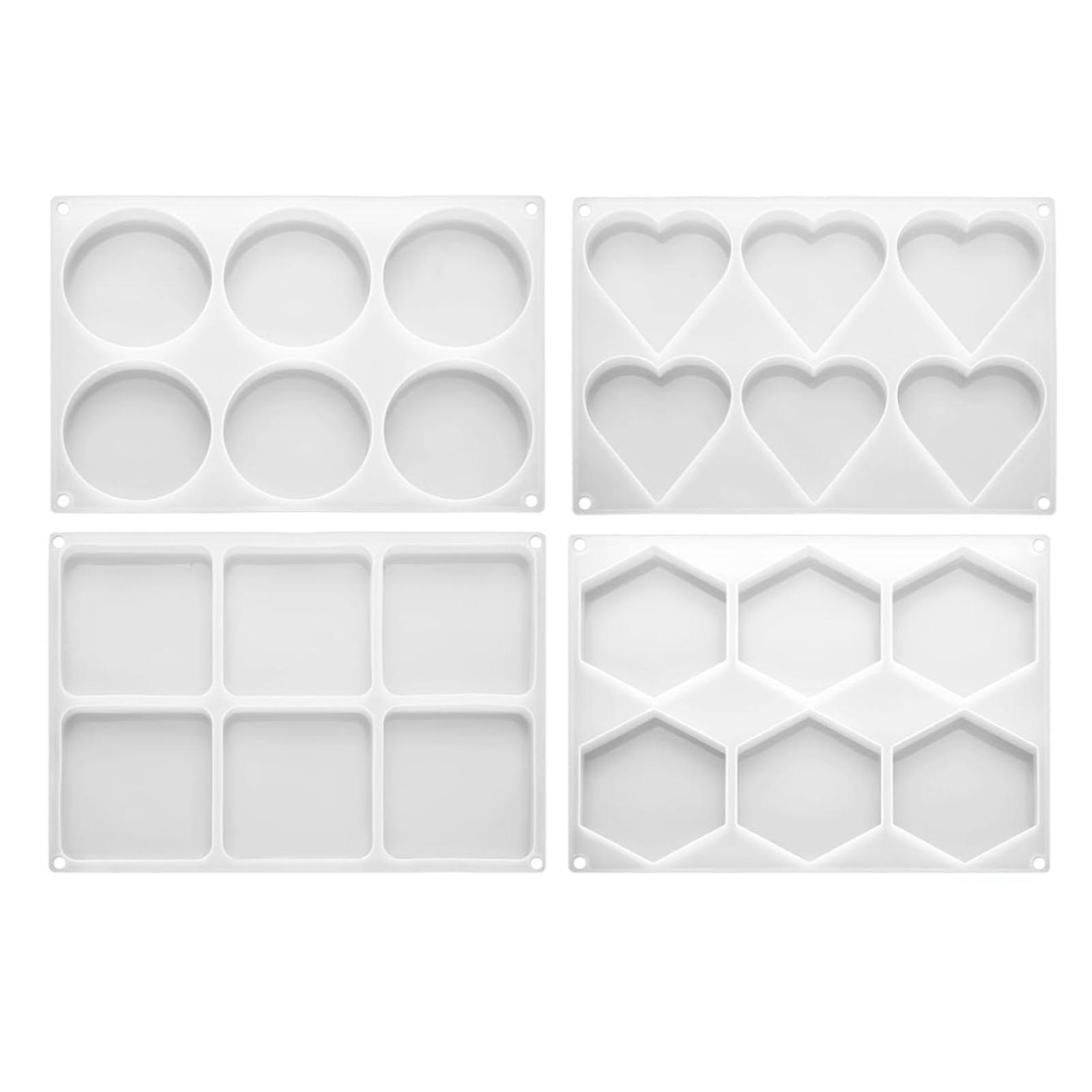 4 szt. Głębokie formy do żywic – Resin Art Coasters recenzja i cena