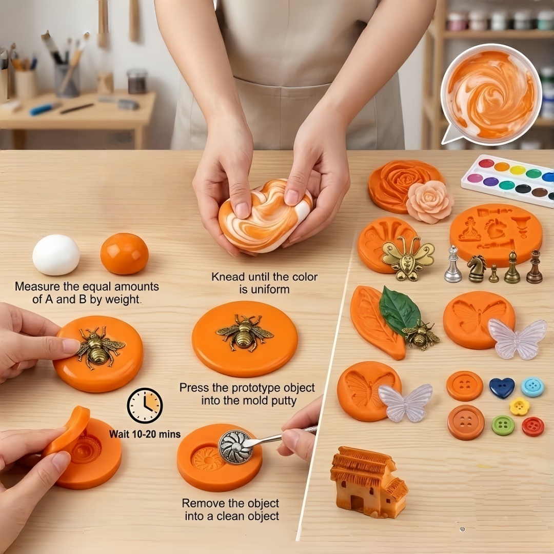 Silikonowy zestaw do majsterko – Resin Art Materials Kit recenzja i cena