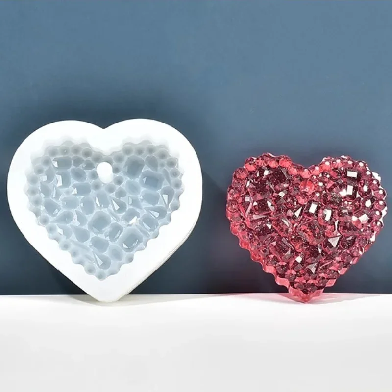 Kryształowa forma z żywicy epo – Resin Art Heart recenzja i cena