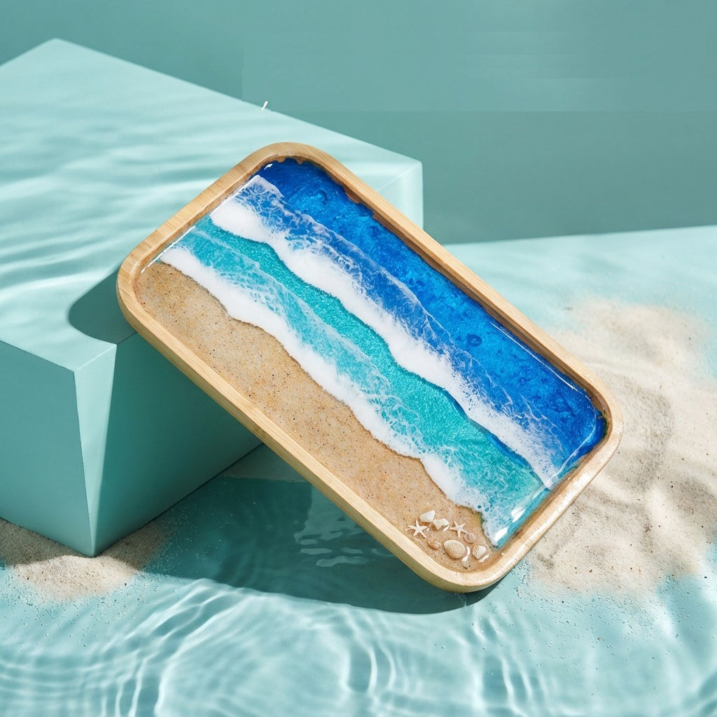 Taca dekoracyjna z żywicy epok – Resin Art Kitchen recenzja i cena