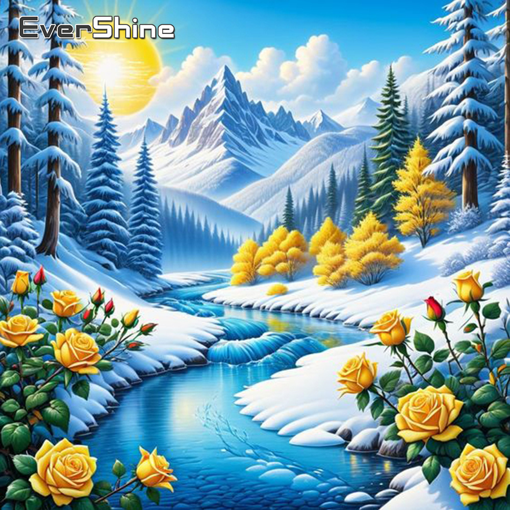 Evershine River Diamond Painti – Resin Art Flower recenzja i cena