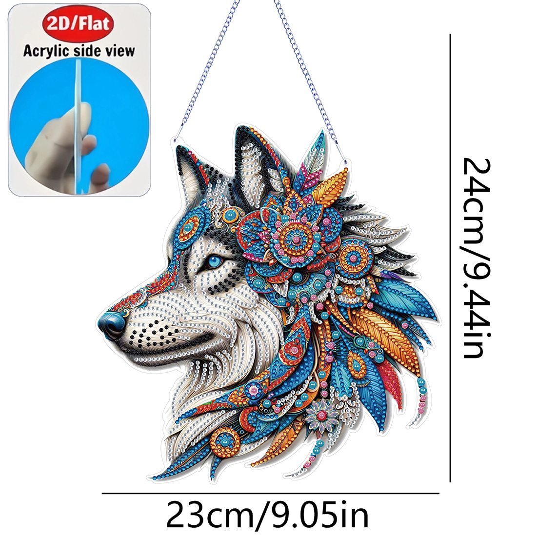 Zestaw do zawieszenia - płaski – Resin Art Acrylic recenzja i cena