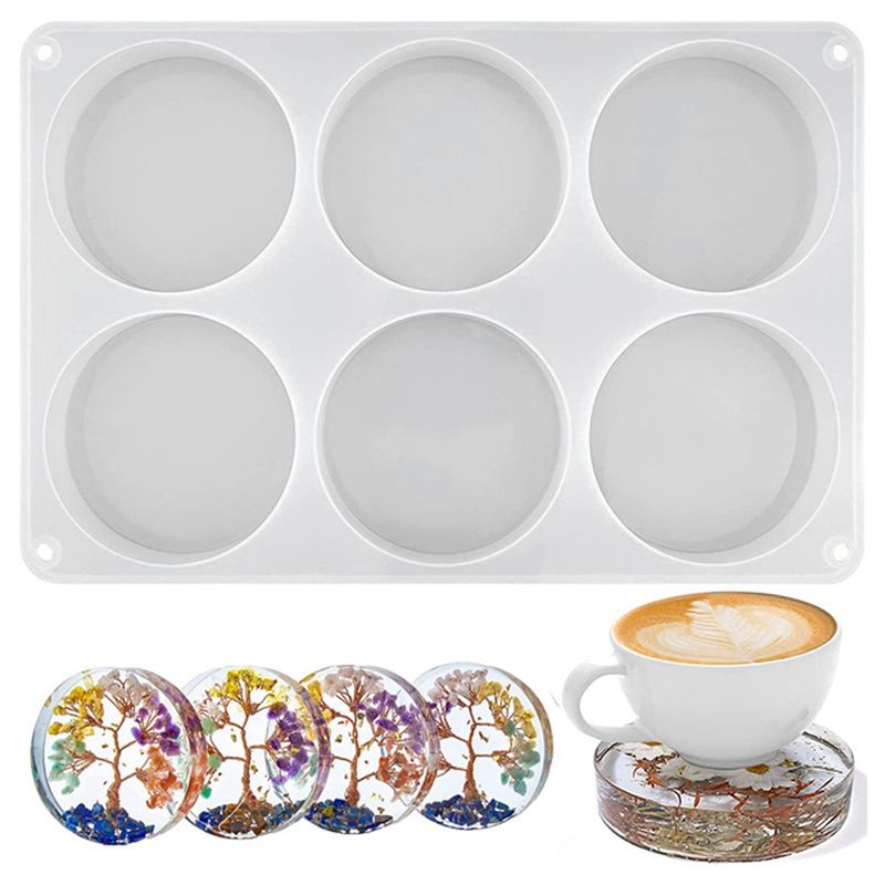 Formy silikonowe do podkładek  – Resin Art Coasters recenzja i cena