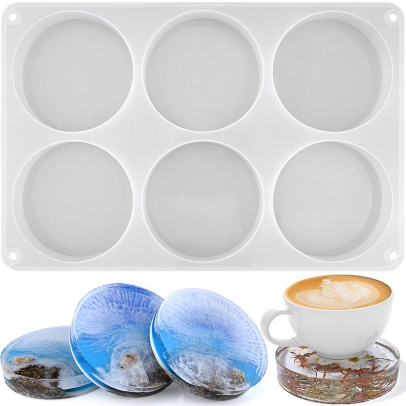 Formy silikonowe do podkładek  – Resin Art Coasters recenzja i cena