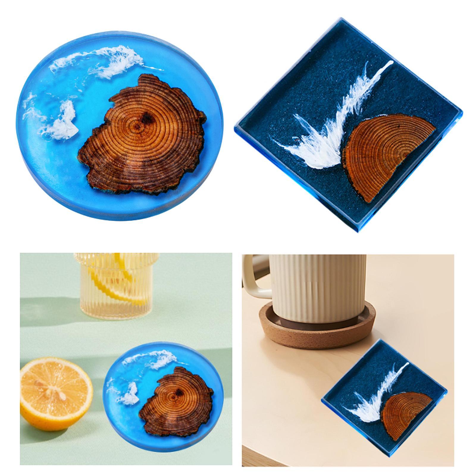 6 szt. Podstawek z żywicy epok – Resin Art Coasters recenzja i cena