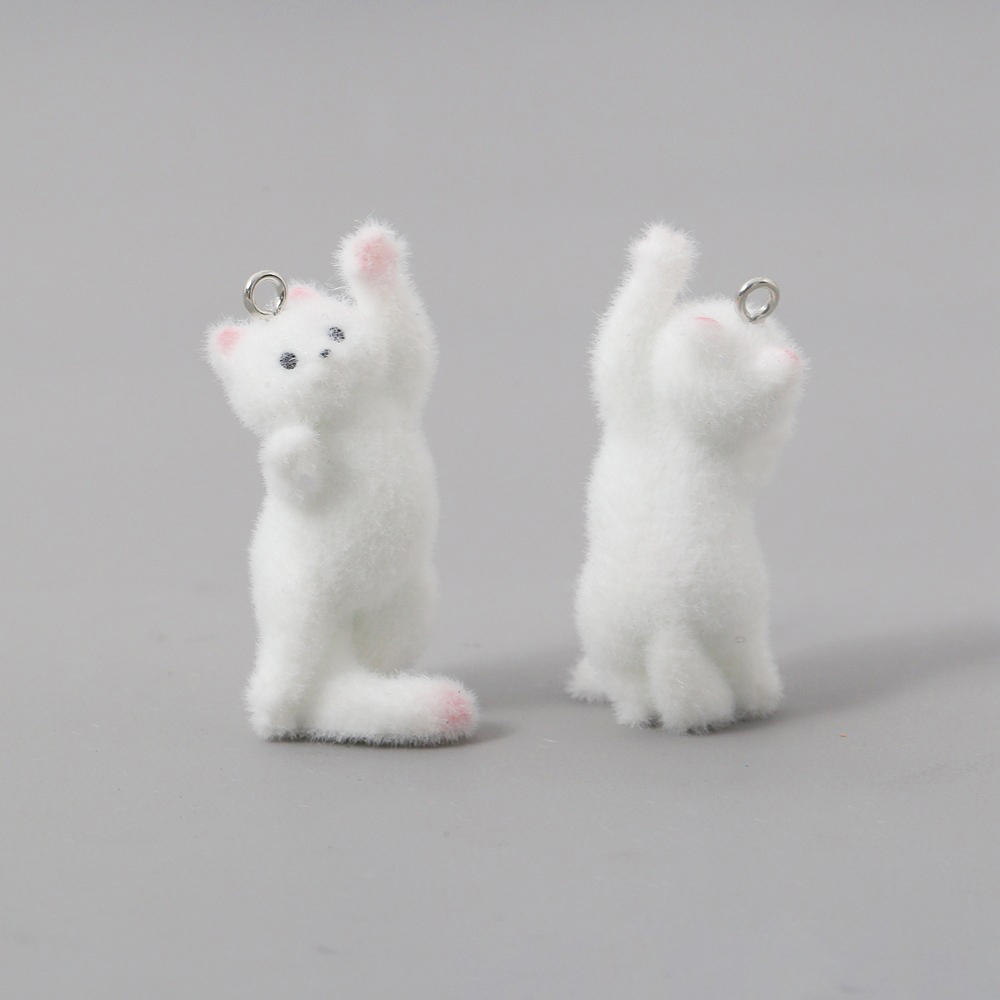 2 szt. Flokowane figurki kotkó – Resin Art Materials Kit recenzja i cena